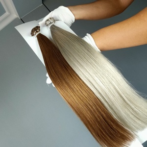 Jasminebeauty Extensiones de Cabello Rubio Virgen Ruso de Calidad Profesional para Salón, Puntas Planas, Venta al por Mayor, Extensiones de Cabello con Punta Nano Pre-adheridas - Product Image 2