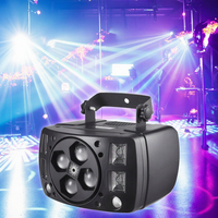 Lumière de fête multifonctionnelle LED stroboscopique blanche Oeil d'abeille rouge vert Laser DMX pour spectacle de lumières de Noël Lumières de scène
