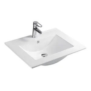 Tùy chỉnh trang điểm vanities đá cẩm thạch Châu Âu hiện đại thiết bị vệ sinh tủ phòng tắm Vanity phổ biến gốm rửa bồn rửa lưu vực cabinetry