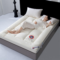 Düz renk ikiz kral yatak Topper yumuşak ve rahat ekstra kalın 100% Polyester kaymaz kalın yatak