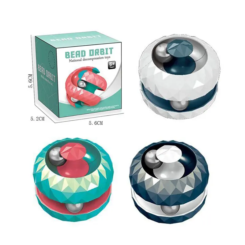 Ept 1 Dollar Item Toys Store Promotion Rotating Magic Cube Spinner Fidget Toy 2023
