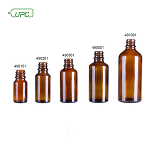 Bán buôn Tùy chỉnh hình chữ nhật phẳng hổ phách chai thủy tinh cho dược phẩm sử dụng dập nóng và nắp vặn niêm phong - Product Image 2