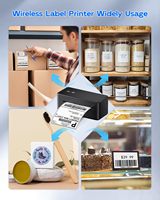 Impresora Térmica Inalámbrica Phomemo 2410BT, Impresora de Códigos de Barras, Impresora de Etiquetas de Envío para UPS, USPS, DHL, TIKTOK