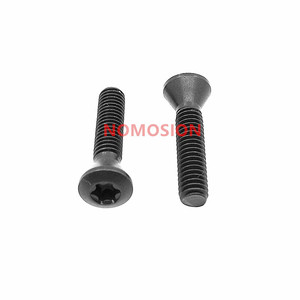 Vis à tête conique noire M4 20mm pour porte-outil, pièces de fixation CNC - Product Image 4