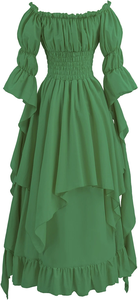 Renaissance <strong>Dress</strong> Women <strong>Medieval</strong> Costume Victorian <strong>Dresses</strong> Peasant Gothic Fairy Witch <strong>Wedding</strong> Under <strong>Dress</strong> - Product Image 2