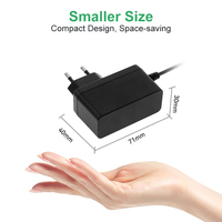 Adaptateur secteur 12V 2.5A 2A 30W 24W Conforme aux normes CE GS EMC LVD Prise EU Design compact Chargeur mural