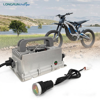 Chargeur de batterie intelligent LiFePO4 800W 24V-72V IP67 étanche AC/DC pour motos et scooters électriques
