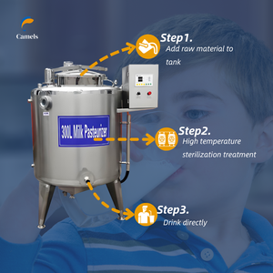 100L latte e succo di frutta pastorizzatore macchina piccolo serbatoio di pastorizzazione - Product Image 2