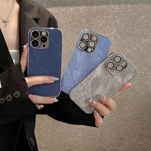 Custodia per telefono Fashion Business con placcatura e fori precisi per <span class=keywords><strong>iPhone</strong></span> 17 Air 16 15 14 13 12 Pro <span class=keywords><strong>11</strong></span>, protezione antiurto completa per la fotocamera - Product Image 1