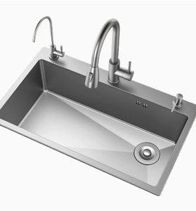 Fregadero de Cocina de Acero Inoxidable 304 de un Solo Tazón, Grado Alimenticio - Product Image 2
