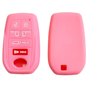 Silicone chìa khóa xe bìa cho Toyota Sienna PRIUS RAV4 Venza chìa khóa xe chủ mà không có logo 6-Nút điều khiển từ xa <span class=keywords><strong>Car</strong></span> <span class=keywords><strong>Key</strong></span> trường hợp - Product Image 6