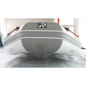 Plataforma de PVC Inflable Reachsea para 5 Personas, 3.6m, Color Blanco y Gris, con Espejo de Popa para Pesca - Product Image 1