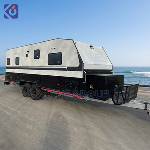 Bureau mobile conteneurisé sur roues, bureau de chantier extérieur, caravane de bureau pour la construction - Product Image 1