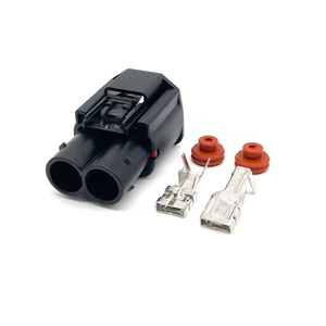 7287-1991-30/MG645784-5 Auto Connector <b>Terminal</b> 2-Pin 9.5MM Female Socket Waterproof Wire Harness Plug 2-Pin 9.5MM Connector - Product Image 2