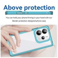 Coque de téléphone en TPU transparente de couleur bonbon pour Xiaomi Redmi Note 14 14Pro 4G