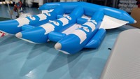 Bateau banane gonflable tractable pour 6/8 personnes, modèles Flying Fish et Banana Boat, grandes et petites tailles