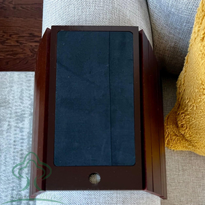 3 in 1 Wooden Couch <strong>Caddy</strong> &amp; Sofa <strong>Arm</strong> Tray &amp; Serving Tray Couch Cup Holder Couch Bar and Snack Tray for Movie Night, Wine,Beer - Product Image 5