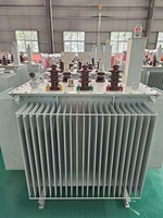 Transformateur de distribution triphasé immergé dans l'huile S11/S13/S20/S22, 50/60Hz, entrée 10KV/20KV, sortie 380V/400V