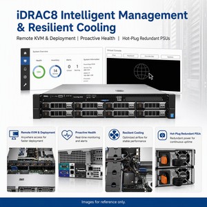 Servidor <span class=keywords><strong>Dell</strong></span> PowerEdge <span class=keywords><strong>R530</strong></span> 2U para Montaje en Rack, 2 Sockets, Procesador Intel Xeon, en Stock, 3 Unidades - Product Image 5