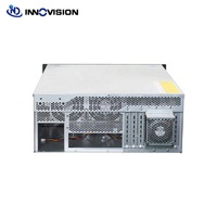 Boîtier de serveur 4U 4GPU pour l'informatique, serveur d'apprentissage profond, prend en charge les cartes mères 12 x 13 pouces, RPSU, boîtier IA