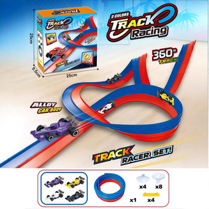 Voiture de course en alliage pour enfants, circuit à 360 degrés, fonctionnement par friction, pour enfants de 4 à 7 ans - Product Image 3