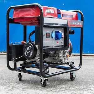 Groupe électrogène portable monophasé 6kW 7kW 7.5kW 7kVA 7000W à châssis ouvert pour usage extérieur - Product Image 5