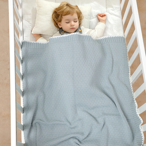 Manta Mimixiong para Bebé Recién Nacido, Suave, Ideal para Regalo de Baby Shower, con Diseño <span class=keywords><strong>en</strong></span> <span class=keywords><strong>el</strong></span> Borde, Transpirable, para Dormir - Product Image 3