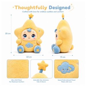 Peluche Interattivo per Comprendere le Emozioni, Amico dell'Anima, Aiuto per l'Umore, <span class=keywords><strong>Animale</strong></span> di Peluche Coccoloso - Product Image 5