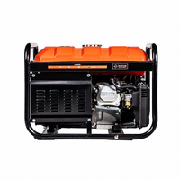 Générateur à essence monophasé BISON (CHINE) 4 temps, démarrage électrique 24V DC, 50Hz, réservoir 25L pour la construction