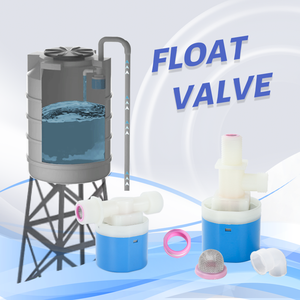 Wiir thương hiệu 1/2 trong van điều khiển mực nước bằng nhựa - Product Image 4