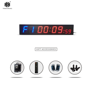 Honghao LED Marathon Intervalle <span class=keywords><strong>Crossfit</strong></span> Horloge Minuterie <span class=keywords><strong>Sport</strong></span> Minuterie Électronique Murale 8 Chiffres Noir Mini Multifonctionnel - Product Image 6