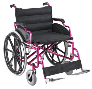 Gran oferta, silla de ruedas pesada Manual de acero funcional con rueda gruesa de gran tamaño para equipos de rehabilitación - Product Image 6