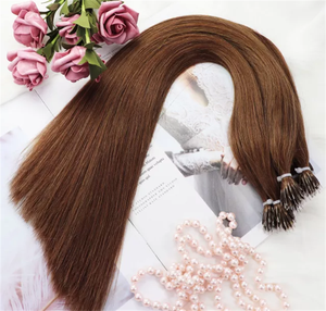 Extensions de cheveux humains Jasmine Beauty Factory, pointes en nano-anneaux métalliques, super double drawn, 22 pouces, cheveux vierges. - Product Image 5