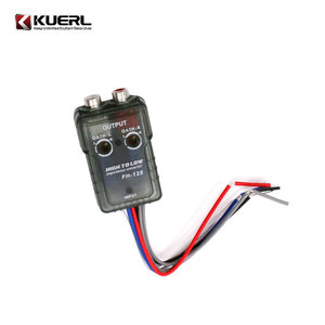 Kuerl ตัวแปลงสัญญาณเสียงสูงไปต่ำอะแดปเตอร์สัญญาณ RCA สำหรับการปรับเปลี่ยนเครื่องขยายเสียงซับวูฟเฟอร์รถยนต์ - Product Image 2