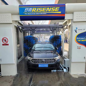 Machine <span class=keywords><strong>de</strong></span> <span class=keywords><strong>lavage</strong></span> <span class=keywords><strong>de</strong></span> voitures entièrement automatique à convoyeur <span class=keywords><strong>de</strong></span> 30 m, pour 45-55 voitures/heure, en acier galvanisé à chaud, Risense - Product Image 3