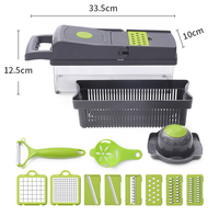 Aangepaste logo keuken groentehakker OEM ODM handmatige voedselhakker leverancier fabriek