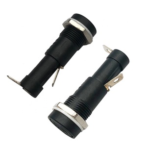 Portafusibles de tubo de vidrio Premium FH30 15A 250V <span class=keywords><strong>Bayoneta</strong></span> de baja capacidad de ruptura 6mm * 30mm Montado en panel para fusibles Premium de 6mm * 30mm - Product Image 1