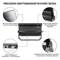 Monitor Marino de 15.6 Pulgadas, Totalmente Impermeable IP68, Pantalla LCD Táctil Industrial 4K para Barcos de Pesca