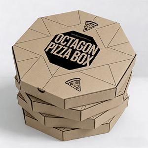 Caja de <span class=keywords><strong>Pizza</strong></span> Octogonal Portátil para Llevar, de Cartón Corrugado, Lista para Enviar, para Uso en Restaurantes - Product Image 3
