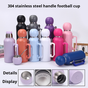 Mug isotherme <span class=keywords><strong>personnalisable</strong></span> en acier inoxydable 304, Mug de football portable de haute qualité, Mug Ma Dai portable avec poignée pour l'extérieur - Product Image 3