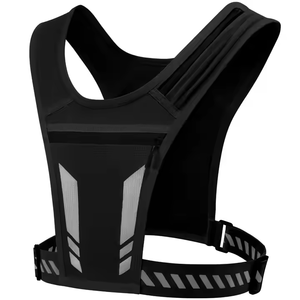 Extérieur course maille gilet poitrine support de téléphone ceinture réglable randonnée marathon athlète sac à dos réfléchissant - Product Image 2
