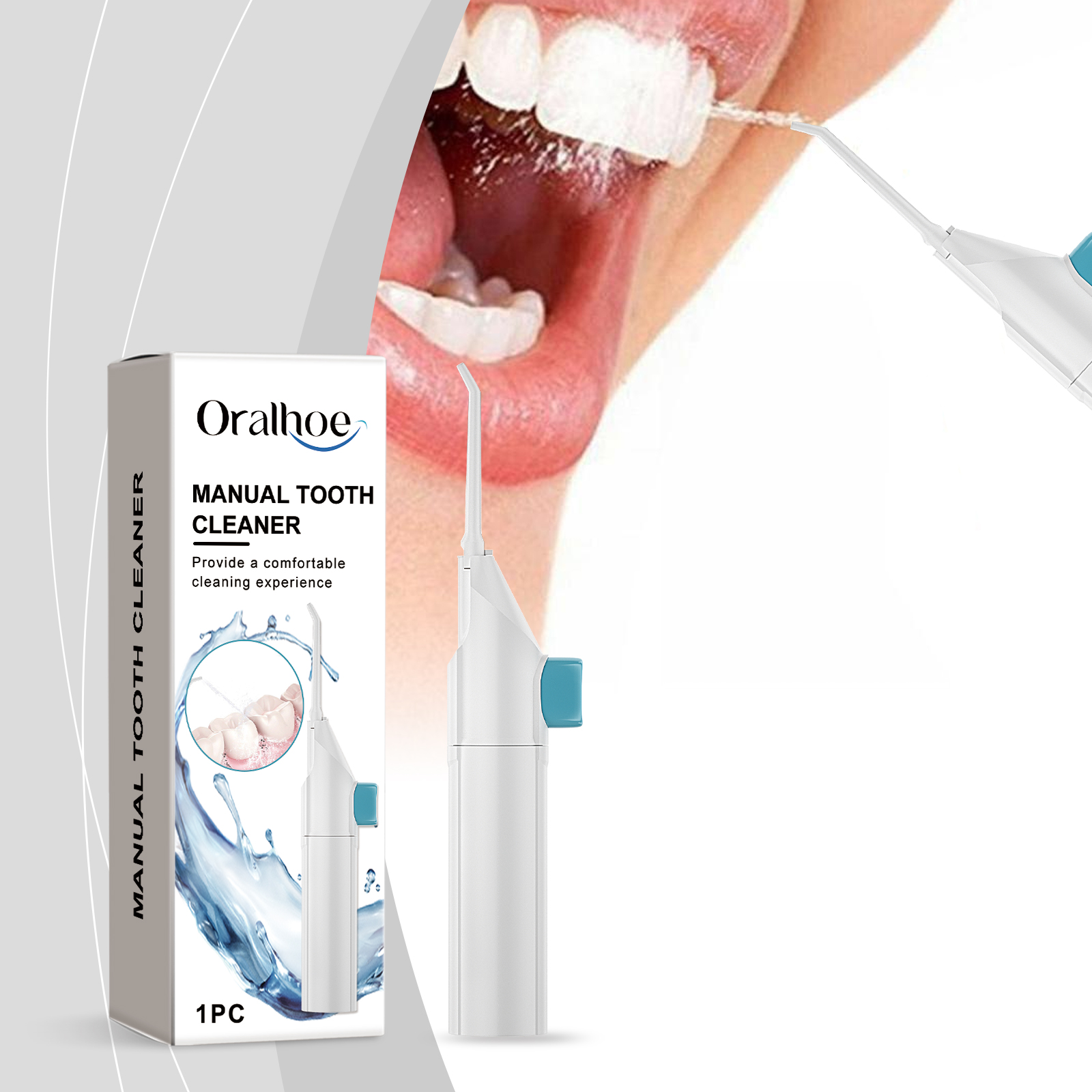Wholesale Cheap Cordless Teeth Cleaner Manual Portable Water Dental Flosser for Teeth Cleaning for Travel