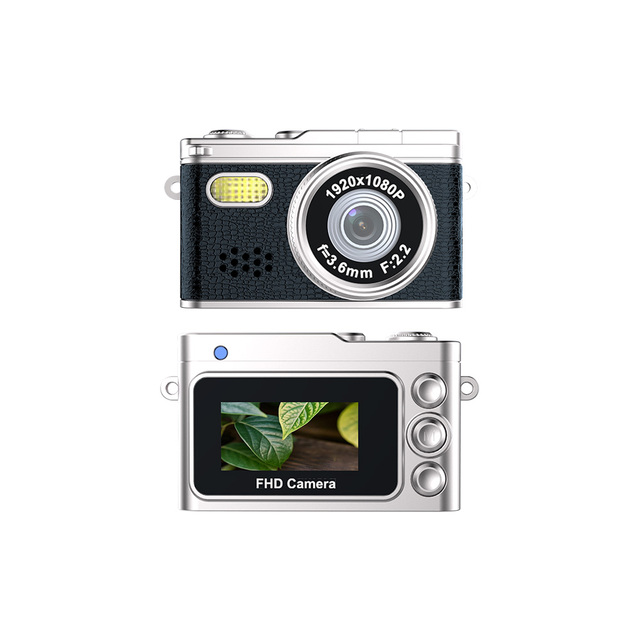 Mini Digital Camera 1080P HD 2MP with 6 Color Filters LED Fill Light Loop Record PC-CAM Kids Camera for Vlogging Kids