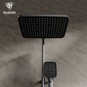Nouveau produit : Ensemble de <span class=keywords><strong>douche</strong></span> mural 3 fonctions chaud/froid avec fonction pluie, <span class=keywords><strong>mitigeur</strong></span> de bain et <span class=keywords><strong>douche</strong></span> avec rangement pour salle de bain (USA) - Product Image 2
