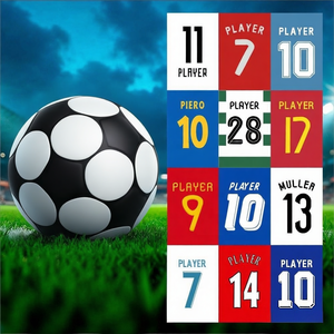 Camisetas de Fútbol Retro Personalizadas de Corrida de Toros Españolas 2526, Secado Rápido, 100% Poliéster, Manga Corta para Hombre Adulto, Tendencia Actual - Product Image 6