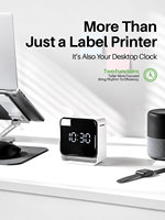 Imprimante d'étiquettes thermiques Y12PRO 203 DPI, mini machine d'étiquetage portable intelligente avec indicateur, en stock