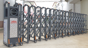 Portail Automatique Rétractable en Alliage d'Aluminium Télécommandé Shengshichanglong pour Appartement, Salle de Sport, École/Usine (Licence Incluse) - Product Image 6