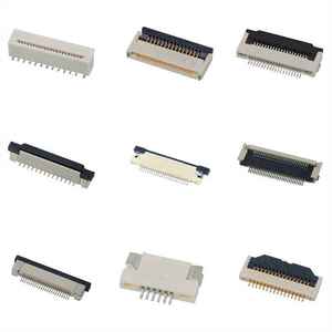 ขั้วต่อ Flip Lock FFC FPC แบบ 5 พิน 51 พิน 54 พิน SMT/SMD ระยะพิทช์ 0.5 มม. แบบไม่ใช่ ZIF  ขั้วทองแดงผสมชุบดีบุก ความสูง 3.8 มม. - Product Image 1