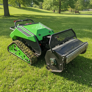 Free shipping 10.2KW EPA Engine Remote Control Lawn Mower Rotary Tilling Ditching Multi-Purpose Farm <b>Machinery</b> - Product Image 1