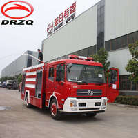 Camion de pompiers d'intervention d'urgence XDR DONGFENG 4x2, Nouveau modèle à succès, Pompier diesel 8000L eau et mousse, Portée maximale 60m